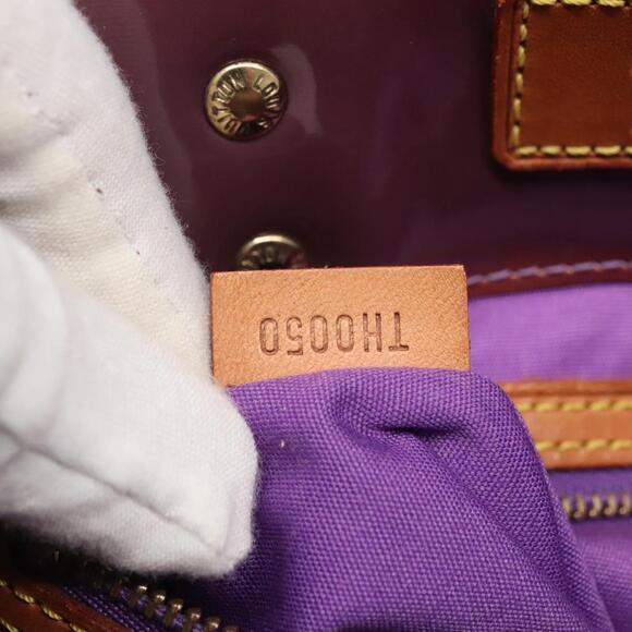 LOUIS VUITTON Monogram Vernis Reade MM Hand Bag Viole M91087 - Picture 12 of 16